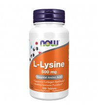 Лизин Now Foods L-Lysine 500mg 100tabs